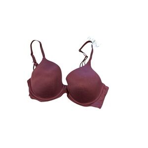Aerie Real Good Sunnie Bra Size 34DD Maroon NWT‎